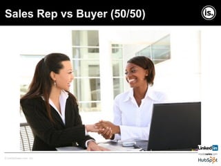 Copyright © InsideSales.com Inc. All Rights Reserved© InsideSales.com Inc.
Sales Rep vs Buyer (50/50)
 