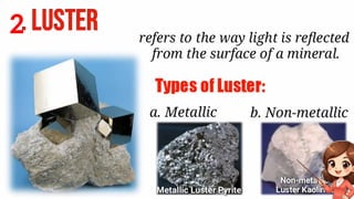 Naturally Occurring Rocks MINERALS AND ROCKS: Naturally occurring rocks | PPTX