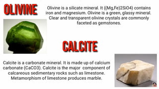 Naturally Occurring Rocks MINERALS AND ROCKS: Naturally occurring rocks | PPTX