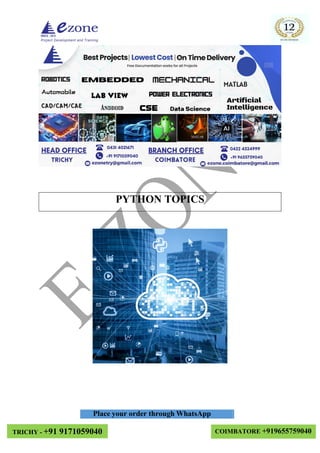 4.6 PYTHON TOPICS 2024-2025 202973.977pdf | PDF