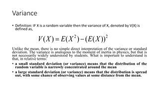 Physics Variance 4.Random Variable ppt for students for exam.pdf