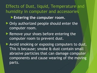 Comprehensive Guide to Computer Handling, Security, and Maintenance | PPT