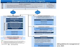 4. MANAGEMENT OF ACNE VULGARIS, DERMATOLOGY SLIDE | PPTX