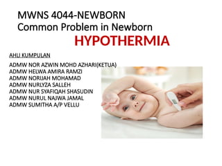 Comprehensive Overview of Neonatal Hypothermia: Causes, Types, and ...