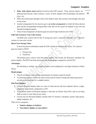 Computer Graphics and AnimationComputer Graphics and Animation | PDF