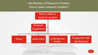 4. Identification of Research Problem, Research Hypothesis.pptx