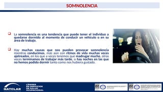 Medidas de Control para Fatiga y Somnolencia en el Trabajo y Conducción ...