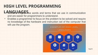 Comprehensive Overview of High and Low Level Programming Languages in ...