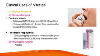 Comprehensive Drug Therapy for Angina Pectoris and Myocardial ...