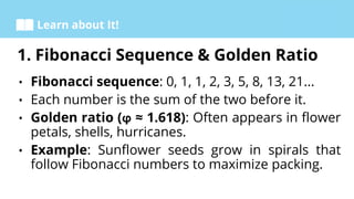 Fibonacci Sequence Using Growing Pattern Exploring Patterns in Art and Nature: Fibonacci, Symmetry, Fractals ...