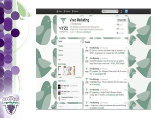 GRAPEVINE CHAMBER OF COMMERCE
               Presents:




S oc i al M di a 1 01
           e
 