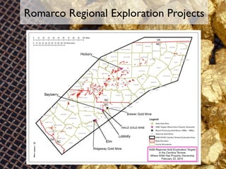Romarco Regional Exploration Projects
19	
  
 