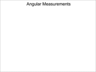Angular Measurements 