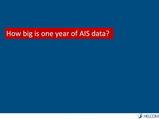 How big is one year of AIS data?
 