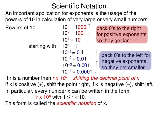 4 2scientific notation