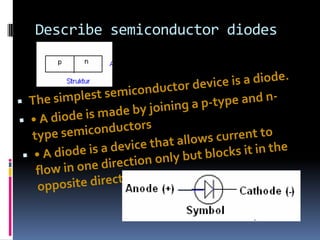 4.2 semiconductor diodes