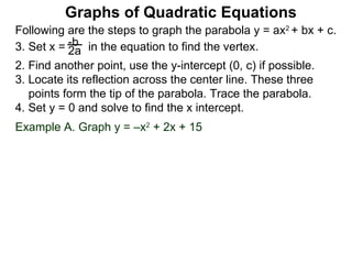 4 2 Stem Parabolas Revisited