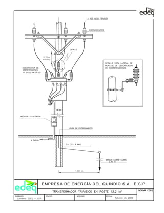 4.2 transformador trifasico en poste