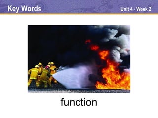 Key Words              Unit 4 Week 2
                            ●




            function
 