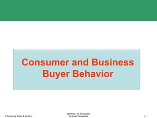 Consumer and Business Buyer Behavior 