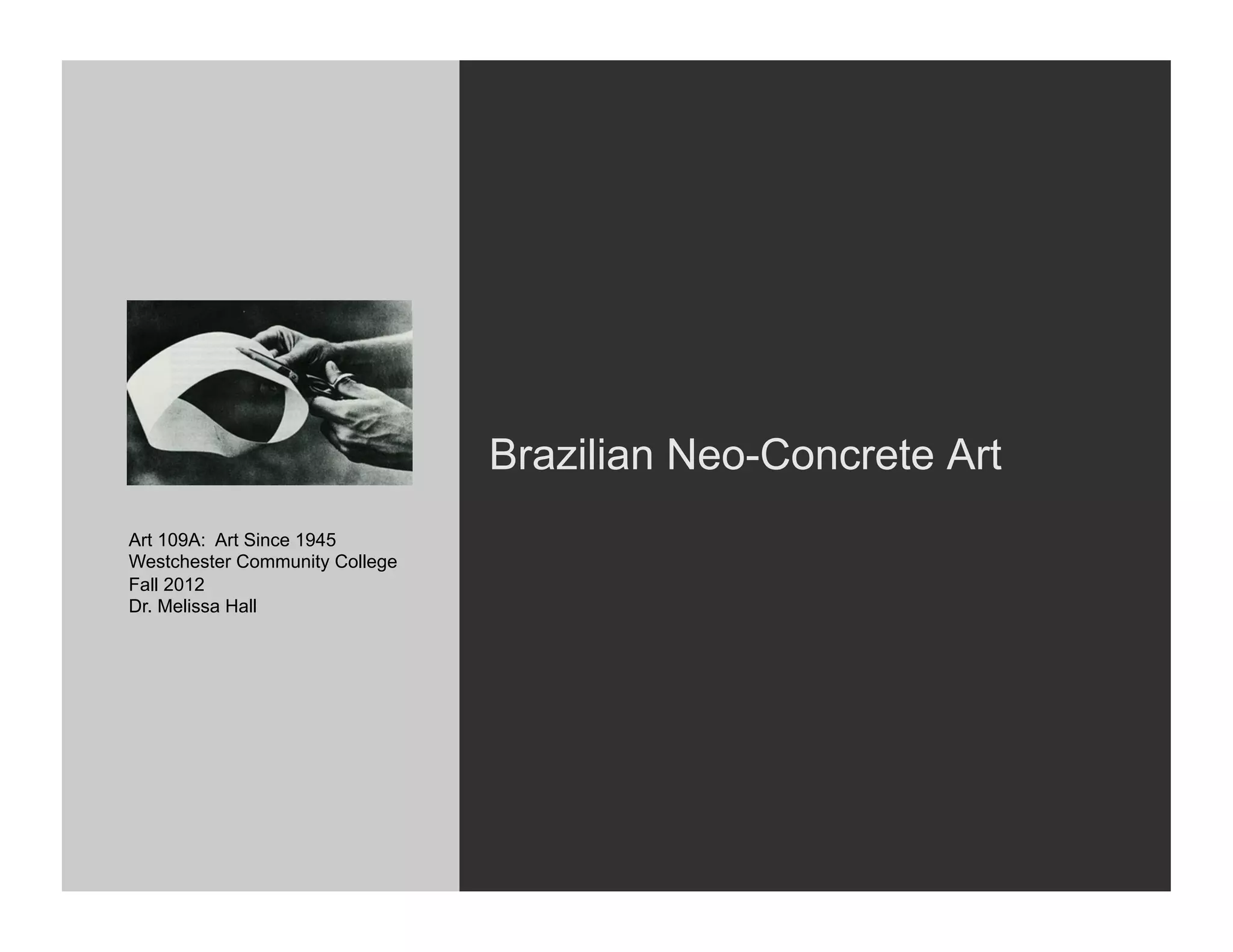 4.3 neo concrete PPT