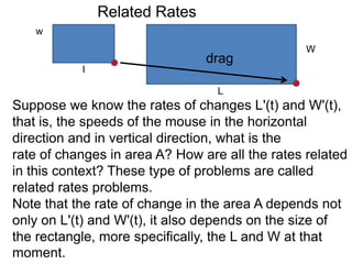 Related Rates Triad 4.3 related rates | PPTX