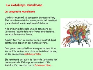 La Catalunya musulmana

La conquesta musulmana

L’exèrcit musulmà va conquerir Saragossa l’any
714, des d’on va iniciar la...