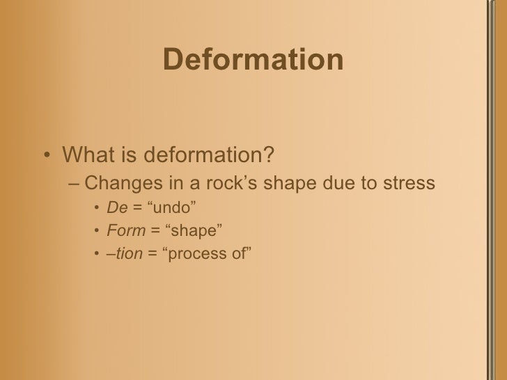 4 4 Deformation