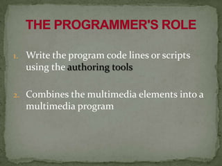 4 4 Multimedia Production Team | PPTX