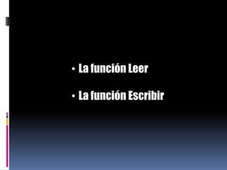 4.4 operaciones de_es | PPTX