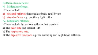 4-5- Reflex activity patterns of spinal and postural reflexes – testing ...