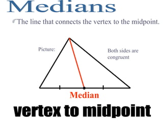 TechMathI - 4.5 - Altitudes, Medians, and Bisectors | PPT