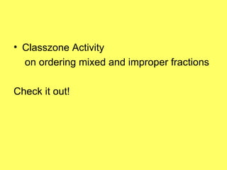 4.5 comparing fractions updated | PPT