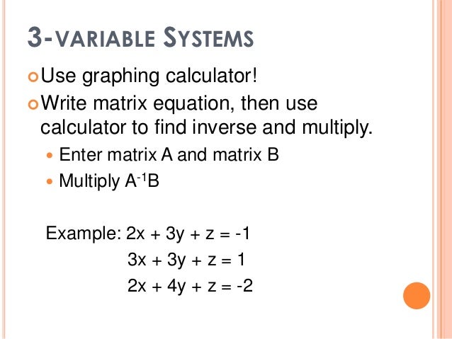 multiplicative inverse calculator Using Systems 4.5 Solving Matrices Inverse multiplicative inverse calculator Using Systems 4.5 Solving Matrices Inverse