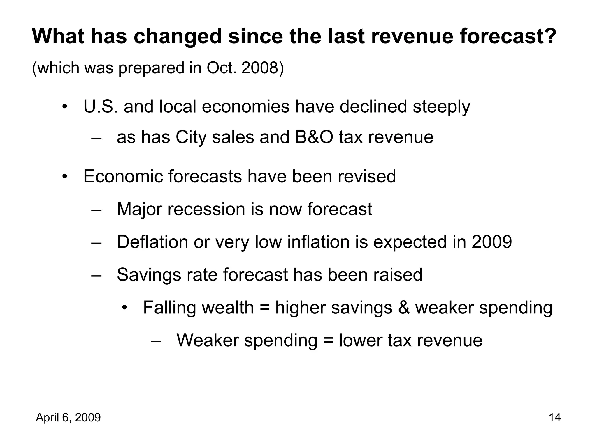 4 6 09 Forecast Mtg Council