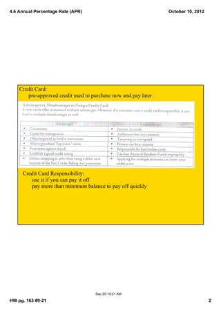 4.6 apr notes | PDF