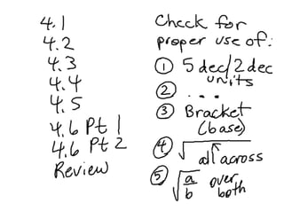 4.6 Exponent Laws Review notes 3 | PDF