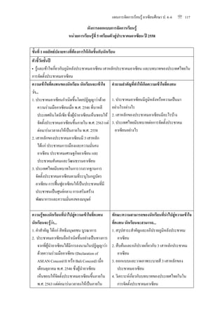 แผนการจัดการเรียนรู อาเซียนศึกษา ป. 4–6   ℡ 117

                                   ผังการออกแบบการจัดการเรียนรู
                        หนวยการเรียนรูที่ 5 เตรียมตัวสูประชาคมอาเซียน ป 2558

ขั้นที่ 1 ผลลัพธปลายทางที่ตองการใหเกิดขึ้นกับนักเรียน
ตัวชี้วัดชั้นป
• รูและเขาใจเกี่ยวกับภูมิหลังประชาคมอาเซียน เสาหลักประชาคมอาเซียน และบทบาทของประเทศไทยใน
การจัดตั้งประชาคมอาเซียน
ความเขาใจที่คงทนของนักเรียน นักเรียนจะเขาใจ คําถามสําคัญที่ทําใหเกิดความเขาใจที่คงทน
วา...
1. ประชาคมอาเซียนกําเนิดขึ้นโดยปฏิญญาวาดวย 1. ประชาคมอาเซียนมีภูมิหลังหรือความเปนมา
     ความรวมมืออาเซียนเมื่อ พ.ศ. 2546 ที่บาหลี    อยางไรอยางไร
     ประเทศอินโดนีเซีย ซึ่งผูนําอาเซียนเห็นชอบให 2. เสาหลักของประชาคมอาเซียนมีอะไรบาง
     จัดตั้งประชาคมอาเซียนขึ้นภายใน พ.ศ. 2563 แต 3. ประเทศไทยมีบทบาทตอการจัดตั้งประชาคม
     ตอมารนเวลาลงใหเปนภายใน พ.ศ. 2558            อาเซียนอยางไร
2. เสาหลักของประชาคมอาเซียนมี 3 เสาหลัก
     ไดแก ประชาคมการเมืองและความมั่นคง
     อาเซียน ประชาคมเศรษฐกิจอาเซียน และ
     ประชาคมสังคมและวัฒนธรรมอาเซียน
3. ประเทศไทยมีบทบาทในการวางรากฐานการ
   จัดตั้งประชาคมอาเซียนตามที่ระบุในกฎบัตร
   อาเซียน การฟนฟูอาเซียนใหเปนประชาคมที่มี
   ประชาชนเปนศูนยกลาง การเสริมสราง
   พัฒนาการและความมั่นคงของมนุษย

ความรูของนักเรียนที่นําไปสูความเขาใจที่คงทน       ทักษะ/ความสามารถของนักเรียนที่นําไปสูความเขาใจ
นักเรียนจะรูวา...                                  ที่คงทน นักเรียนจะสามารถ...
1. คําสําคัญ ไดแก สิทธิมนุษยชน บูรณาการ            1. สรุปสาระสําคัญและอภิปรายภูมิหลังประชาคม
2. ประชาคมอาเซียนถือกําเนิดขึ้นอยางเปนทางการ           อาเซียน
    จากที่ผนําอาเซียนไดมีการลงนามในปฏิญญาวา
            ู                                        2. สืบคนและอภิปรายเกี่ยวกับ 3 เสาหลักประชาคม
    ดวยความรวมมืออาเซียน (Declaration of               อาเซียน
    ASEAN Concord II หรือ Bali Concord) เมื่อ        3. ออกแบบและวาดภาพระบายสี 3 เสาหลักของ
    เดือนตุลาคม พ.ศ. 2546 ซึ่งผูนาอาเซียน
                                  ํ                      ประชาคมอาเซียน
    เห็นชอบใหจัดตั้งประชาคมอาเซียนขึ้นภายใน         4. วิเคราะหเกี่ยวกับบทบาทของประเทศไทยในใน
    พ.ศ. 2563 แตตอมารนเวลาลงใหเปนภายใน              การจัดตั้งประชาคมอาเซียน
 