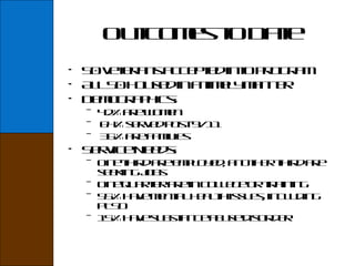 Outcomes to Date 50 veterans accepted into program All 50 housed in a timely manner Demographics: 42% are women 64% served post-9/11 36% are families Service Needs: One-third are employed; another third are seeking jobs One-quarter are in college or training 55% have mental health issues, including PTSD 15% have substance abuse disorder 