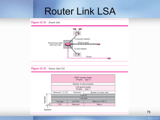 Router Link LSA

75

 