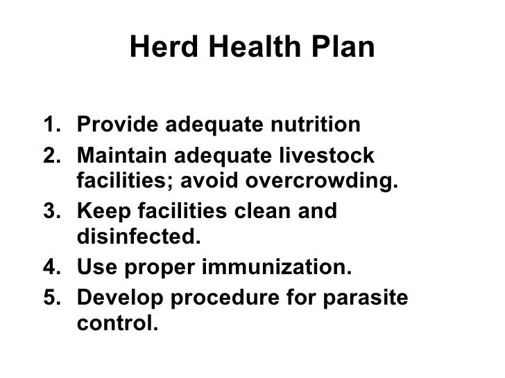 4 8 livestock health