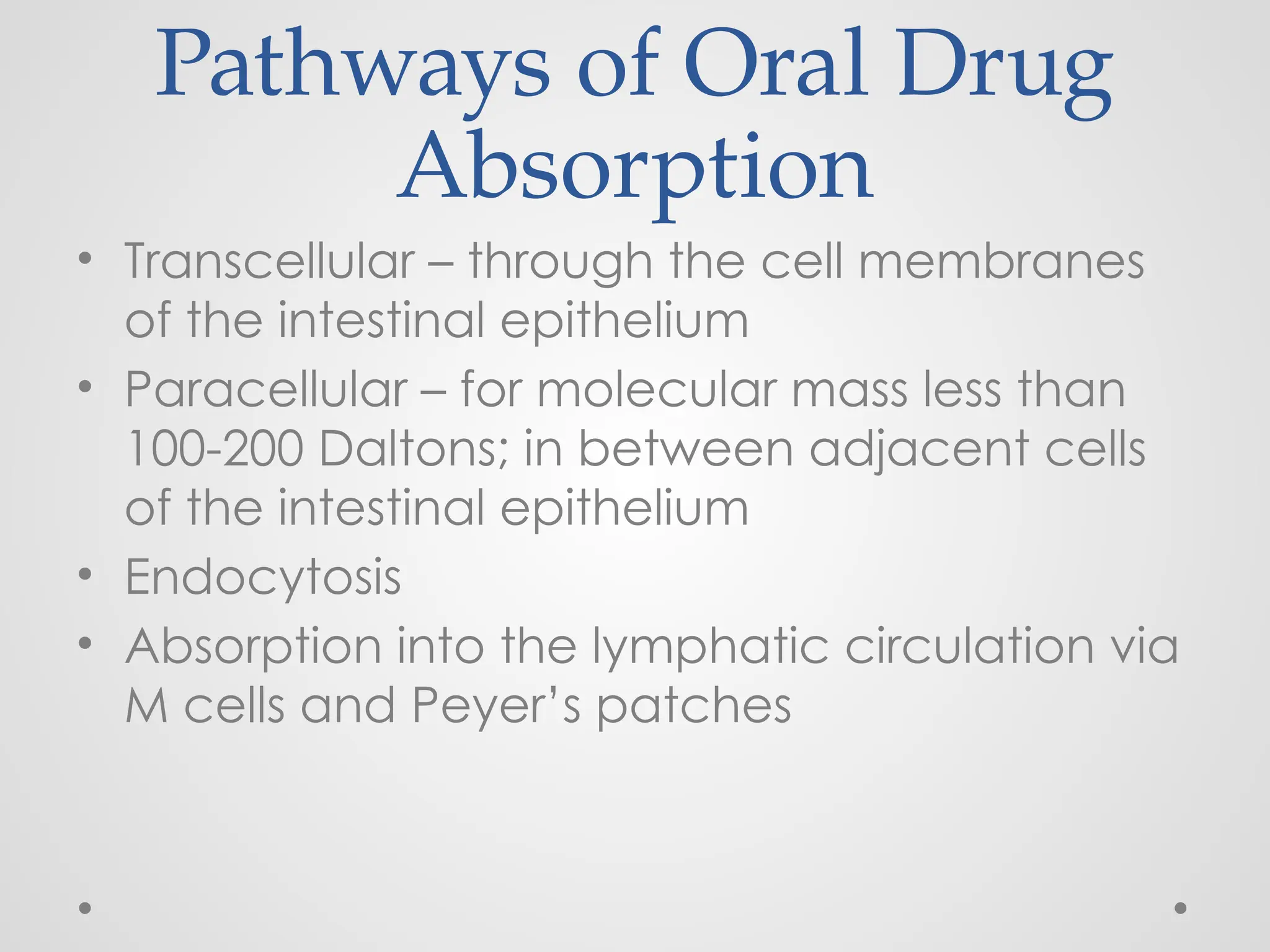 ABSORPTION - Pharmacokinetics (Biopharmaceuticals) | PPTX