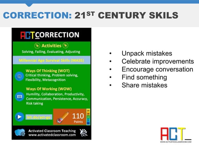 4 - Activated Classroom Teaching - Correction | PPT