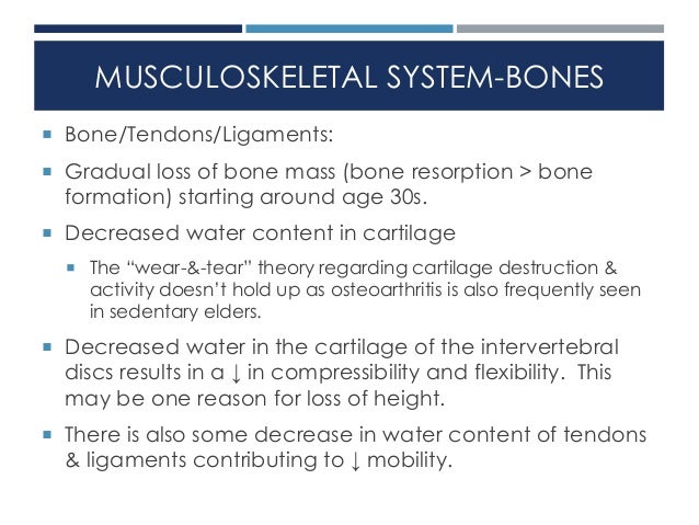 Aging Related Changes