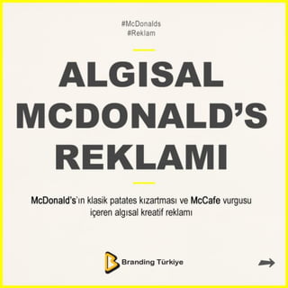 Aglısal McDonald's Reklamı
