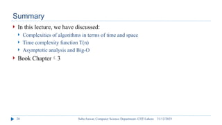4-Algorithm Analysis data structures and algorithms - with c++ aproach.pptx