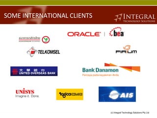 SOME INTERNATIONAL CLIENTS 