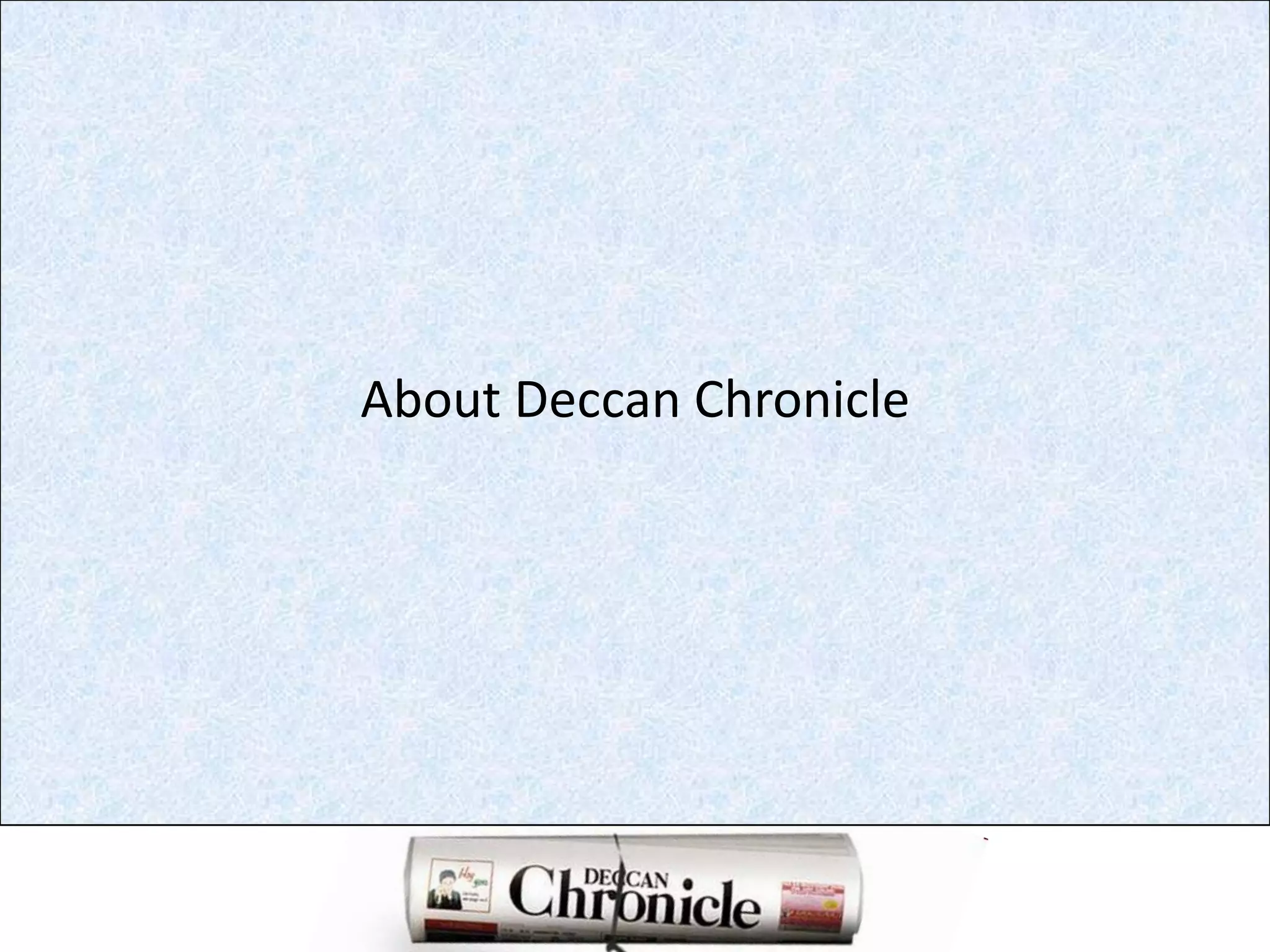 About Deccan Chronicle