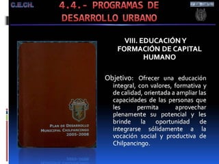 4.  AnáLisis Urbano