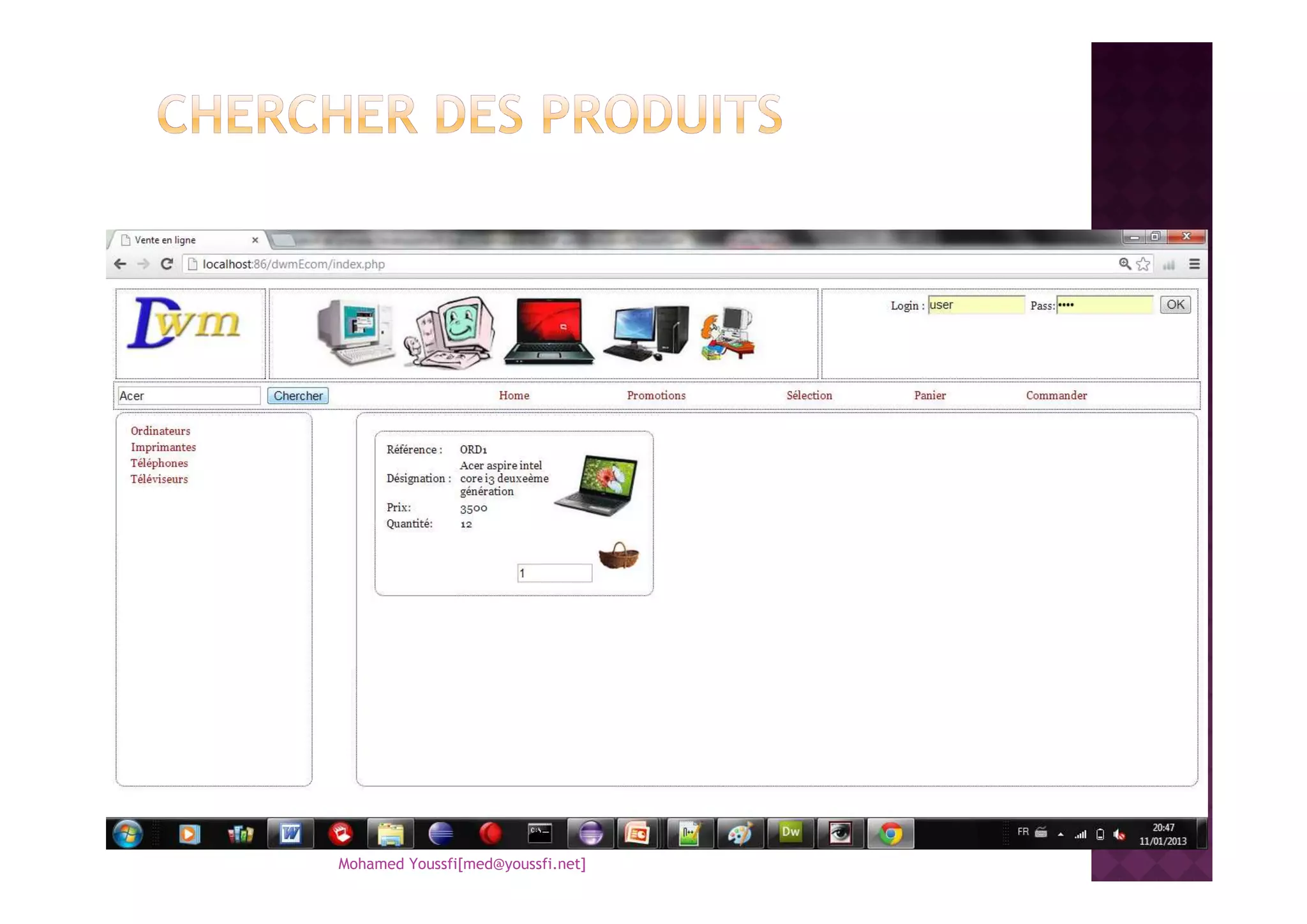 Mohamed Youssfi[med@youssfi.net]
 